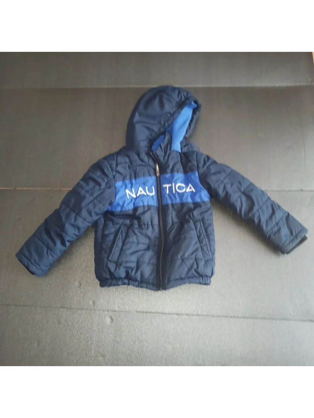 NAUTiCIA  Hooded Jacket Boys Size 5  Multicolored  Blue